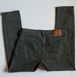 Levi's 502 Mens Taper Fit Jeans 31x30 Gray